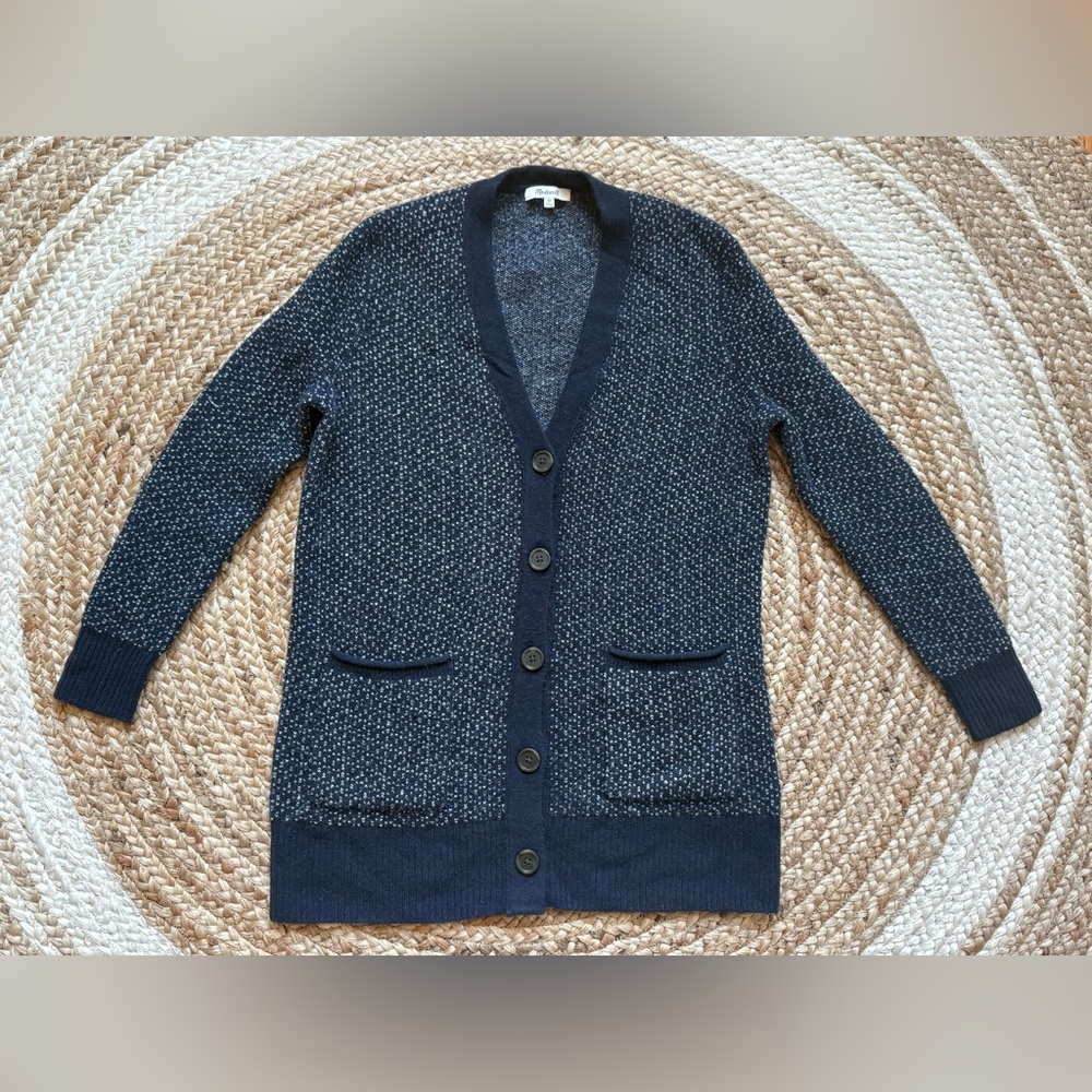 Madewell wool alpaca cardigan XS cabincore cozycore bookstore art girl luxury - Picture 3 of 5